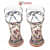 Hand Painted Pilsner Beer Glasses Set of 2 - top_view