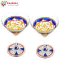 Hand Painted Cocktail/Mocktail glasses (Set of 2) - front_view