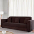 Viva Sofa Set (3+1+1) Seater in Brown Colour - photo