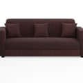 Viva Sofa Set (3+1+1) Seater in Brown Colour - bottom_view