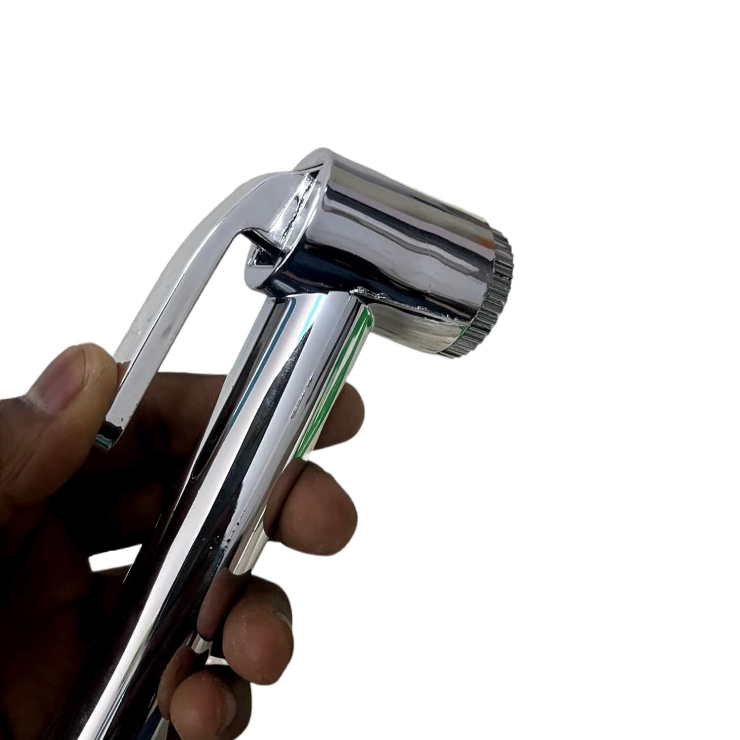 Jaquar Gun with 1.5m SS flexible health faucet tube and hook - rear_view