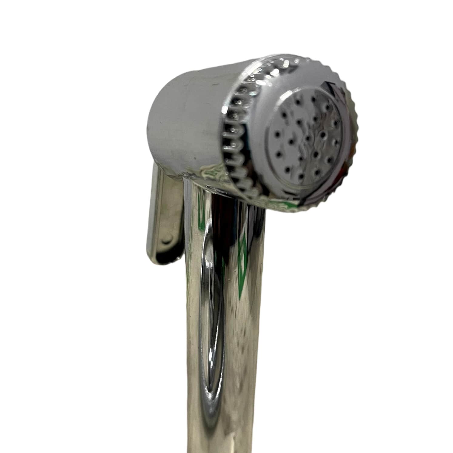 Jaquar Gun with 1.5m SS flexible health faucet tube and hook - left_view