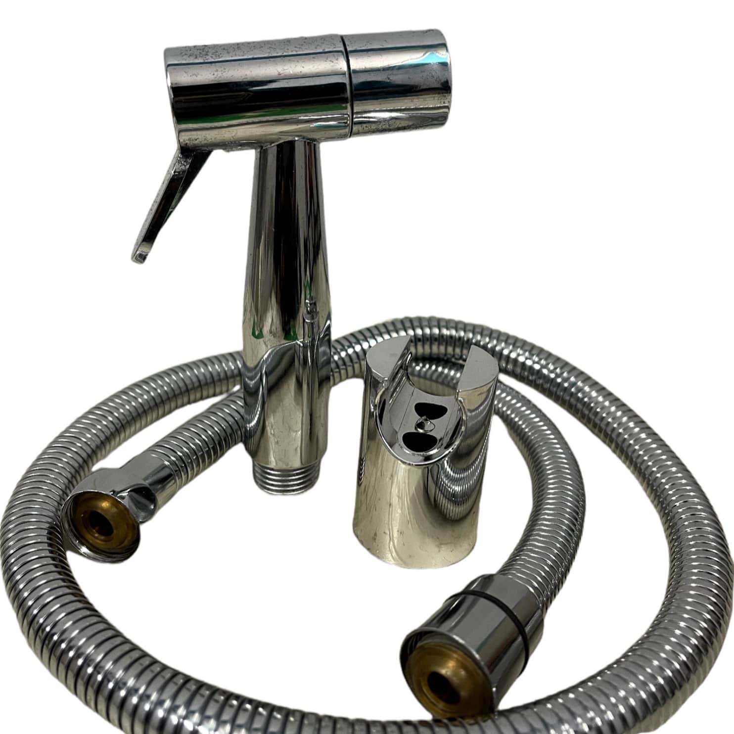 ELM-HF066 jocko gun healthfaucet with ss flexible tube and hook Faucet Set - left_view