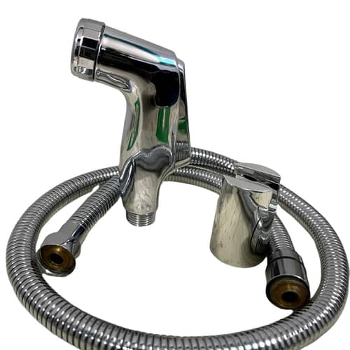 Hindware gun with 1.5 meter SS fileable tube hook health faucet Faucet Set
