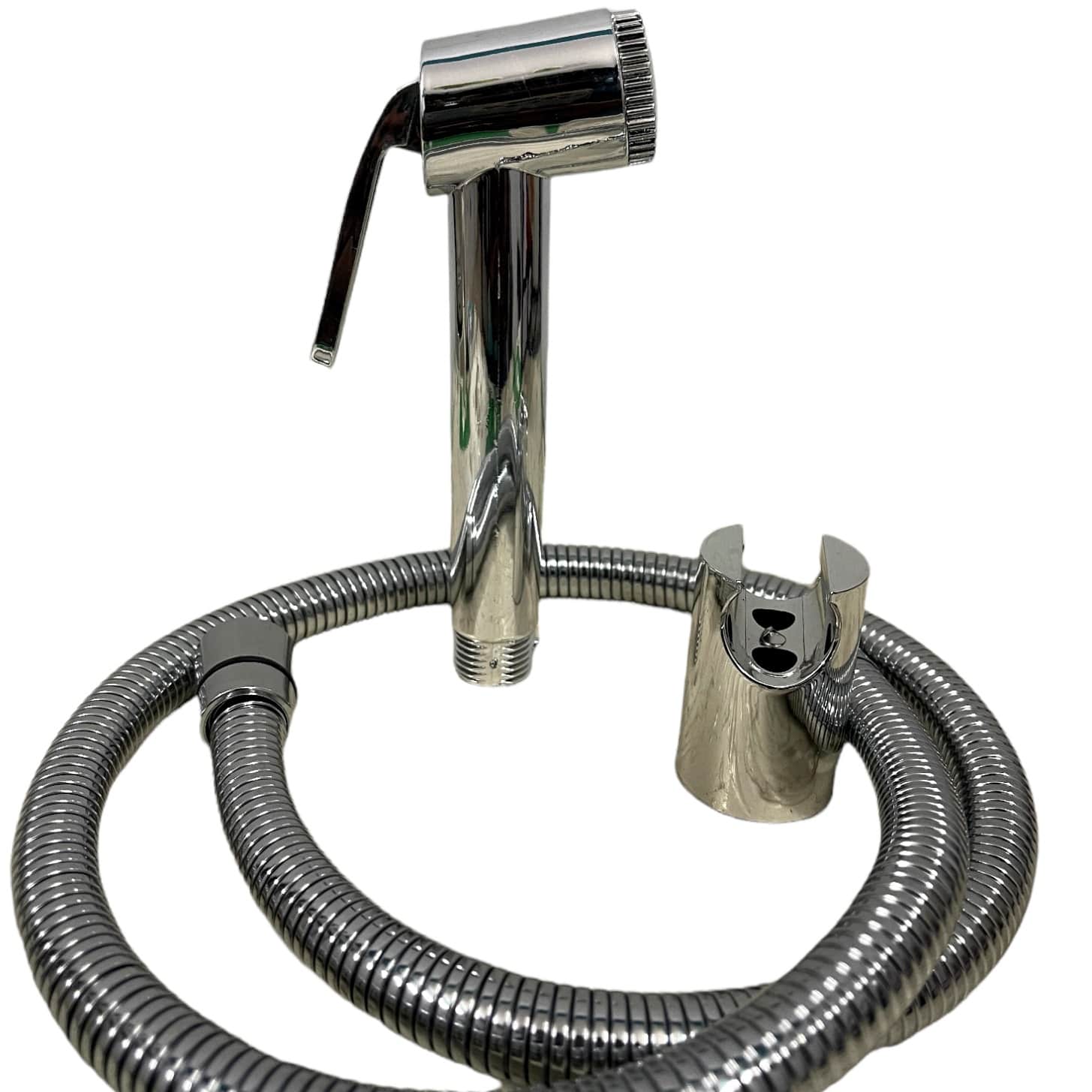 Jaquar gun with 1m SS flexible health faucet tube and hook Faucet Set - left_view