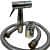 Jocko gun health faucet with 1mm ss flexible tube and hook Faucet Set - front_view