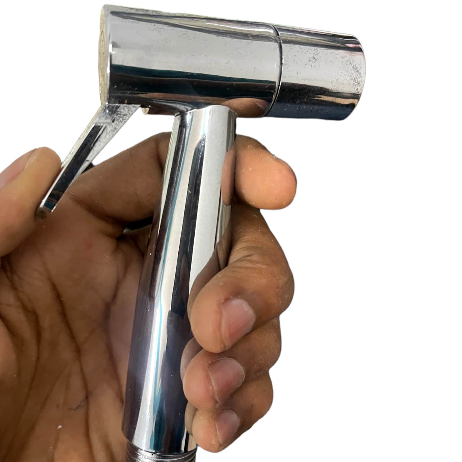 Jocko gun health faucet with 1mm ss flexible tube and hook Faucet Set - rear_view