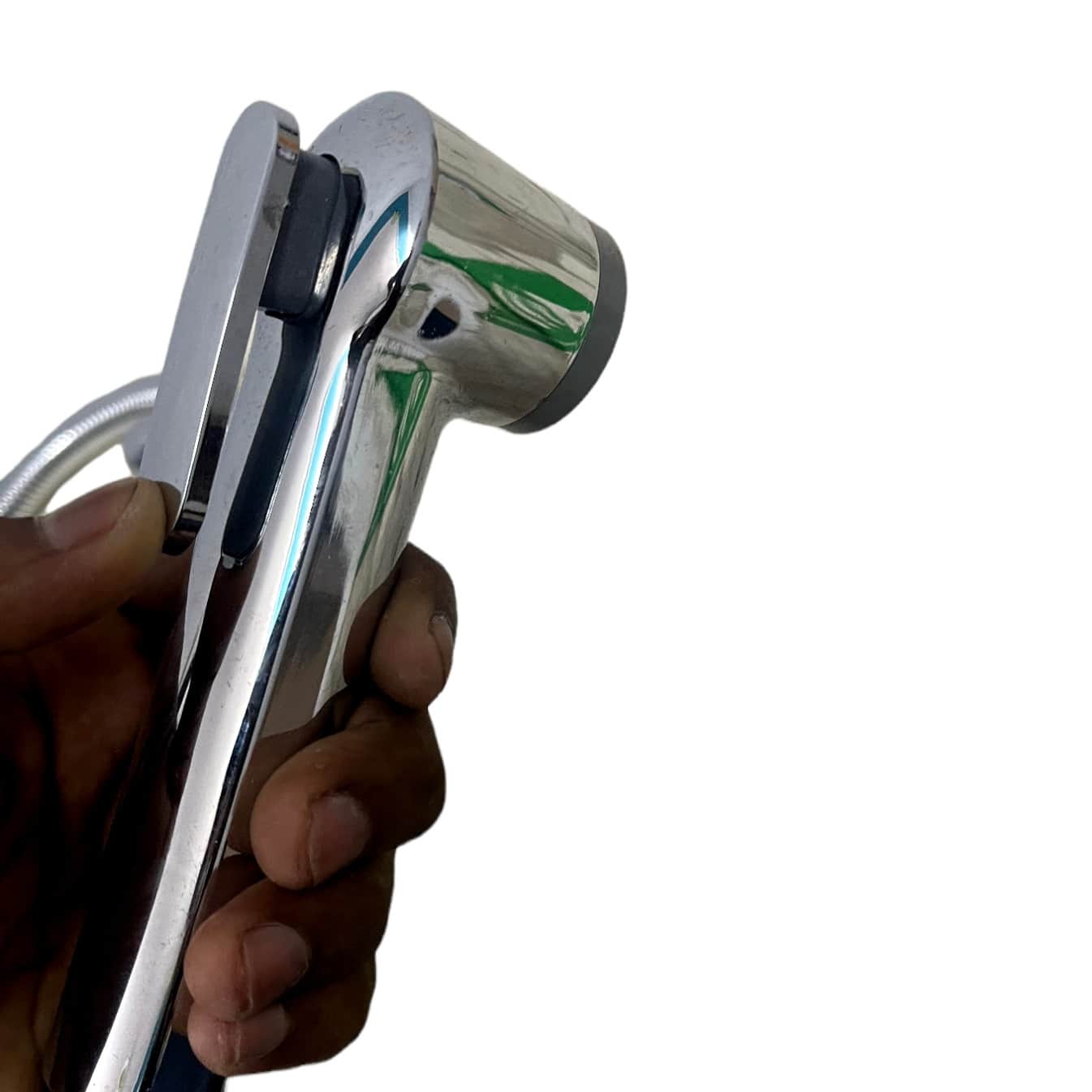 Grohe health faucet with abs plastic hook and 1m ss flexible tube Faucet Set - rear_view