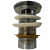 Brass POPUP Waste coupling Flush Valve Health Faucet  (Centerset Installation Type) - left_view