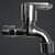 Foam Flow Bib Cock (Set of 4) (Wall Mount Installation Type) - top_view