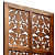 Wooden 2 Panel Room Partition - top_view