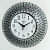 Dome Shaped Metal Clock - front_view