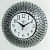 Dome Shaped Metal Clock - rear_view