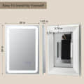 Led Lighted Bathroom Mirror - right_view