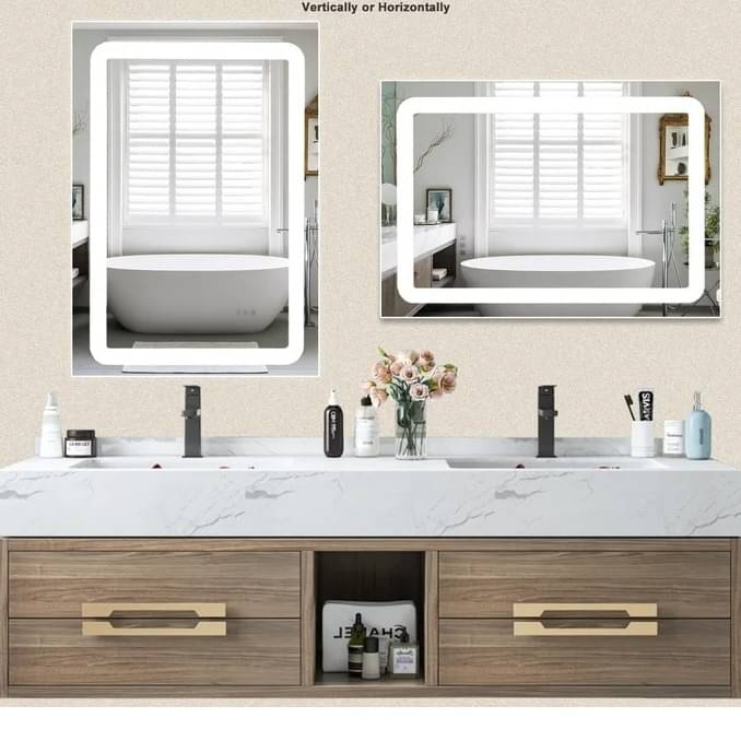 Led Lighted Bathroom Mirror