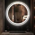 Round LED Bathroom Mirror - photo