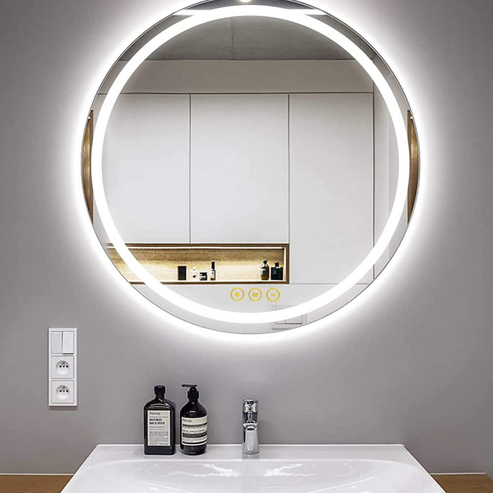 Round LED Mirror for  Bathroom - photo