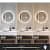 Round LED Mirror for  Bathroom - bottom_view