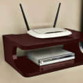 Wall Mount/Set Top Box Stand (Brown) - top_view