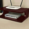 Wall Mount/Set Top Box Stand (Brown) - rear_view