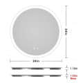 Round LED Mirror for Bathroom - bottom_view