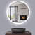 Round LED  Wall Mounted Vanity Mirror - front_view
