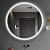 Round LED  Wall Mounted Vanity Mirror - left_view