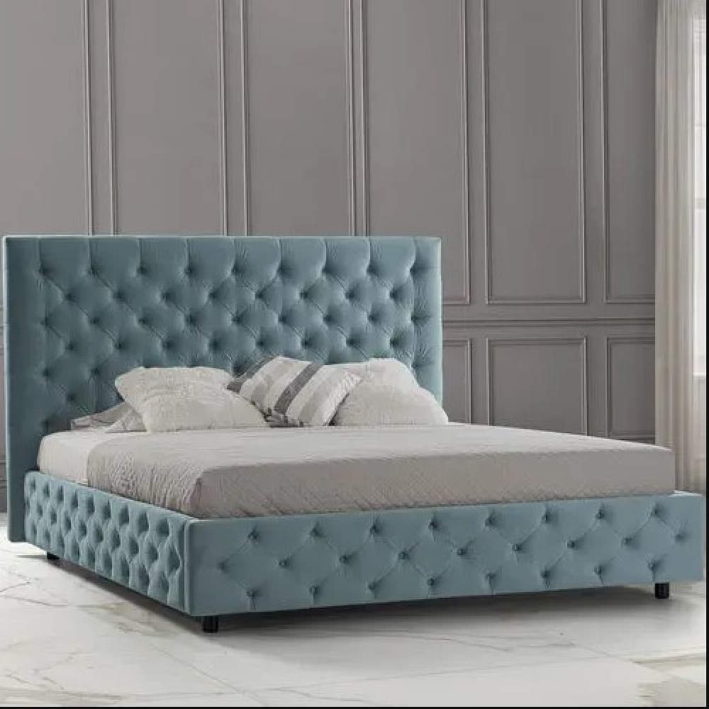 Chester Upholstered Bed With Mattress - photo