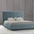 Chester Upholstered Bed With Mattress - top_view