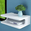 Wall Mount Set Top Box Stand In White - photo