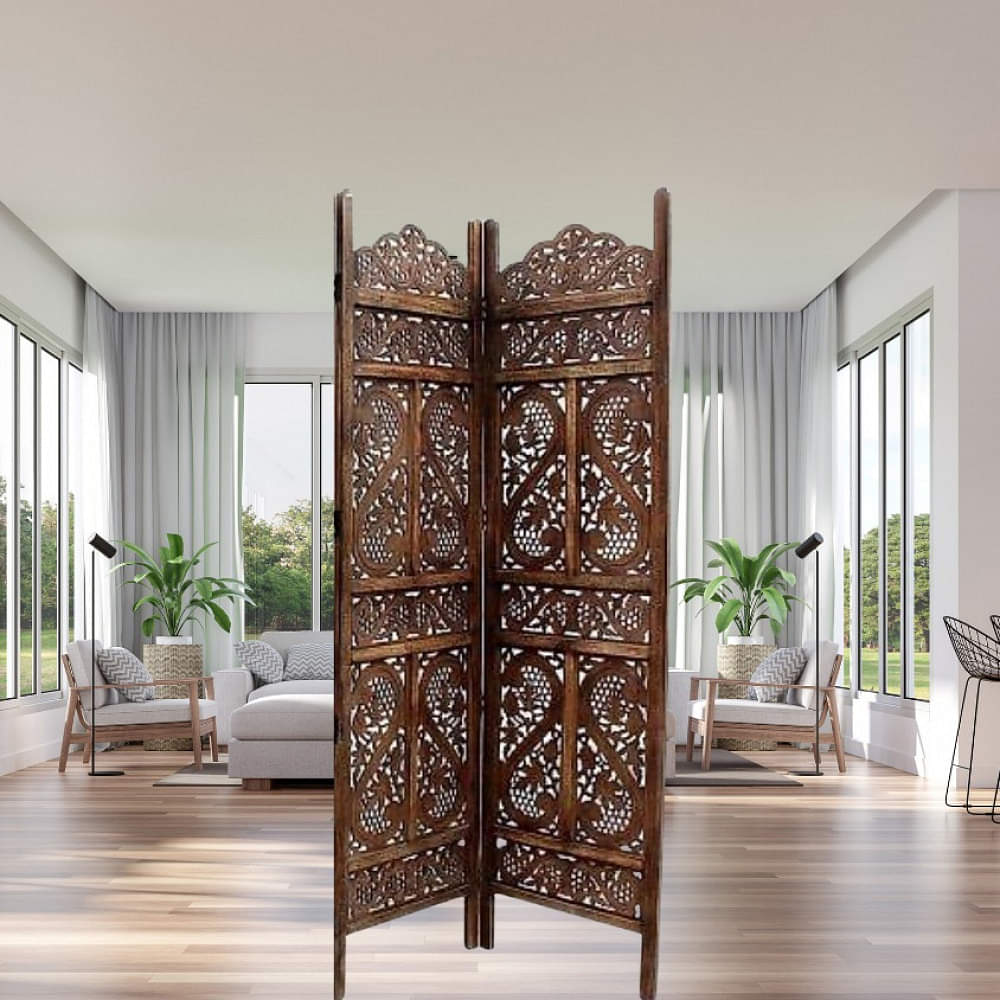 Wooden 2 Panel Divider - photo