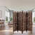 Wooden 4 Panel Partition - front_view