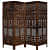 Wooden 4 Panel Partition/Divider - photo
