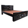 Bantia Queen Size Bed Cot - front_view