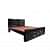 Bantia Queen Size Bed Cot - rear_view