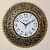 Antique Golden Dome Shaped Glass Clock - photo