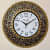 Antique Golden Dome Shaped Glass Clock - front_view