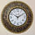 Antique Golden Dome Shaped Glass Clock - top_view