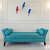 Lounger Sofa In Sky Blue - photo