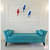 Lounger Sofa In Sky Blue - top_view