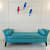 Lounger Sofa In Sky Blue - left_view