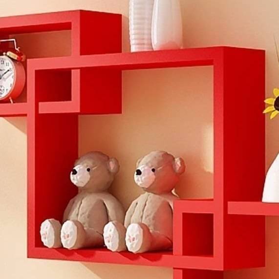 Intersecting Wall Shelves (Set of 3)