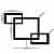 Black & White Intersecting Wall Shelves (Set of 3) - rear_view