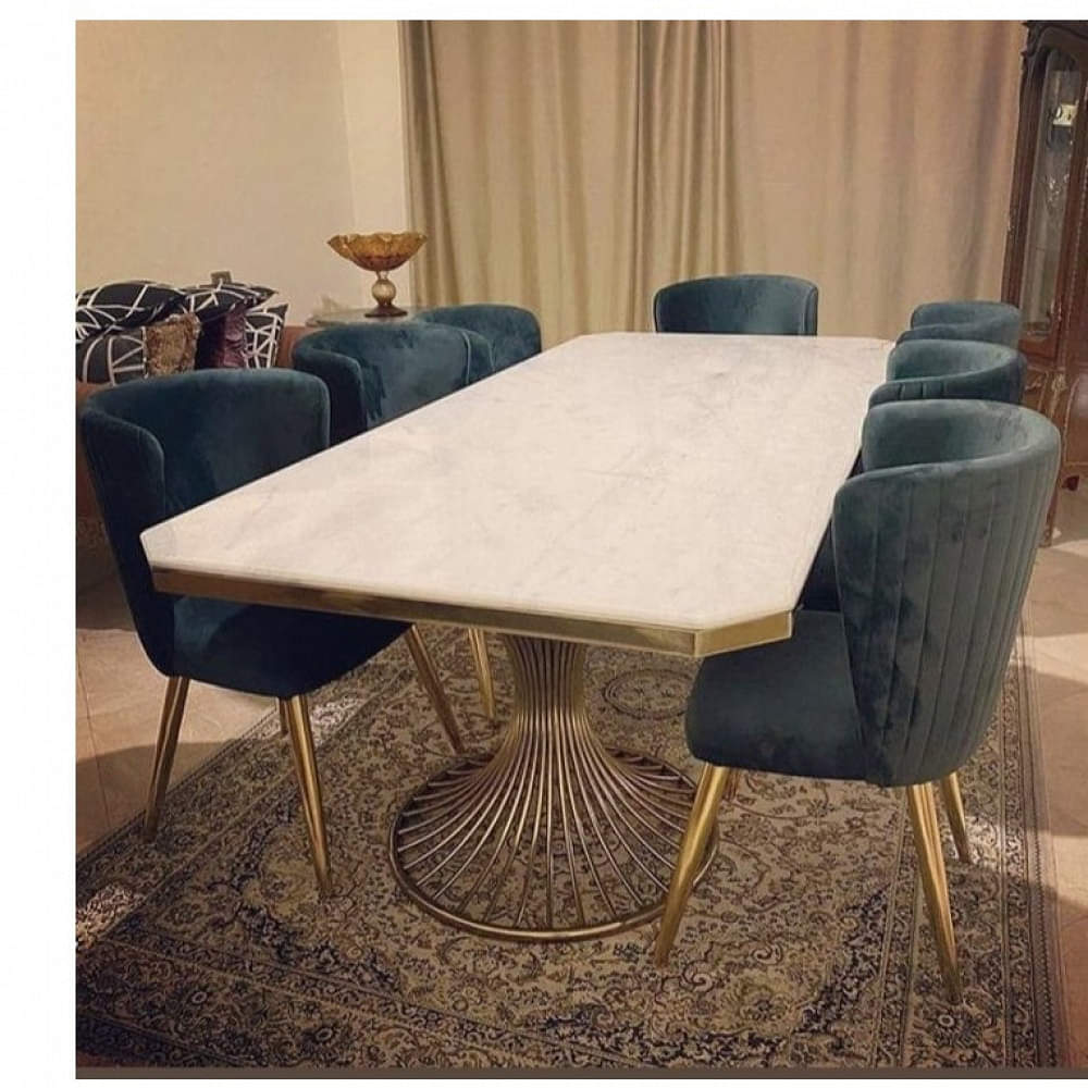 Modern 8 Seater Dining Table Set - photo