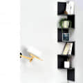 Zig Zag Floating Display Rack with Finish 5 Tiers - photo