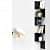 Zig Zag Floating Display Rack with Finish 5 Tiers - photo