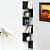 Zig Zag Floating Display Rack with Finish 5 Tiers - front_view