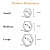 Annecy Wall Mounted Wall Shelf (Set of 6, Orange & Brown) - top_view