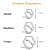 Annecy Floating Shelf In Hexagon Shape (Set of 3) - top_view