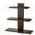 Sacramento Wooden Standing Wall shelf (Brown) - top_view